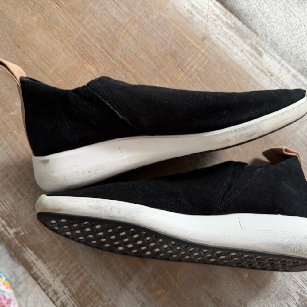 Via Spiga Black and White womens Slip-On Sneakers worn a couple of times